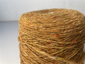 Kilcarra Tweed, Donegal - Okker meleret, 630 g